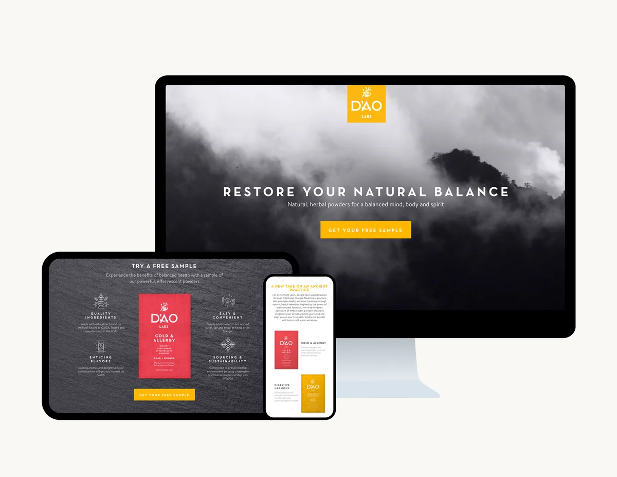 Dao Website Design