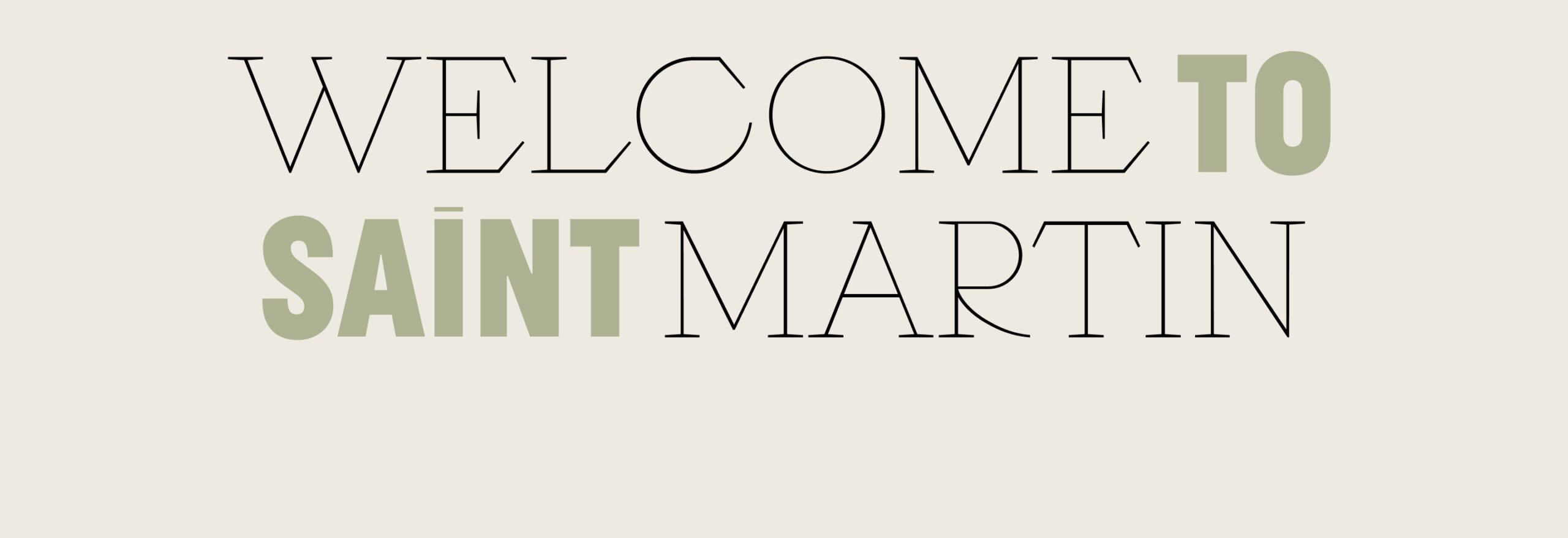 Welcome to saint martin