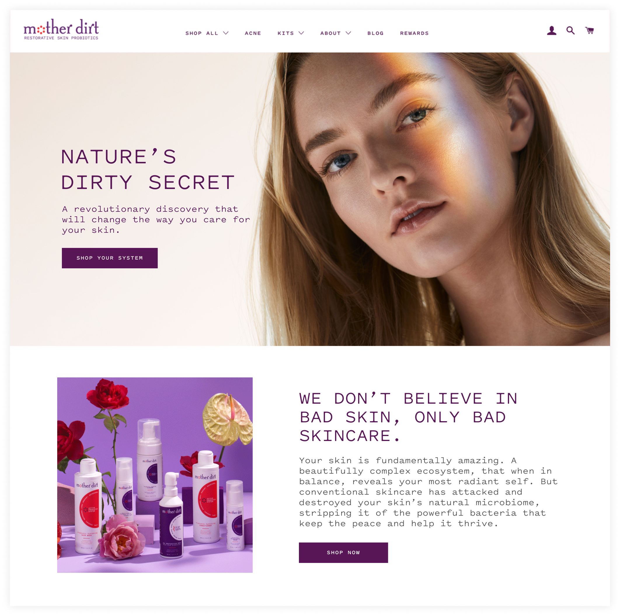 Mother Dirt UX Design