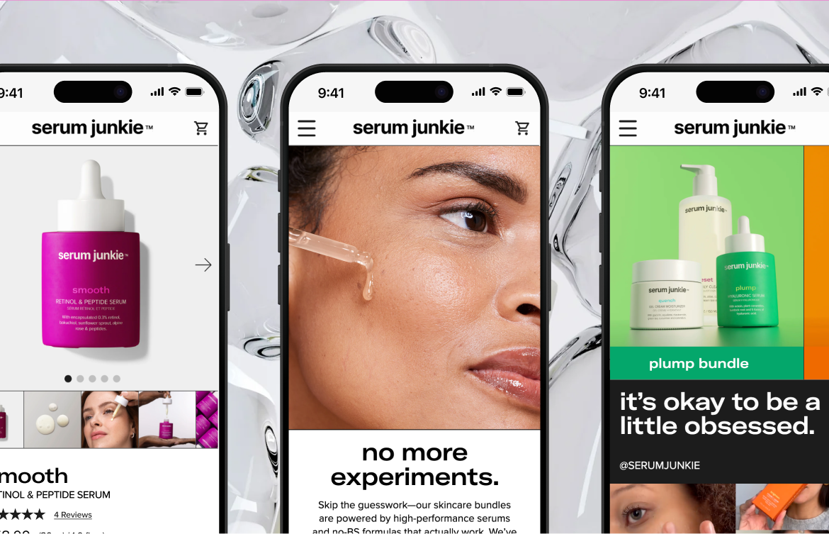Serum Junkie Website
