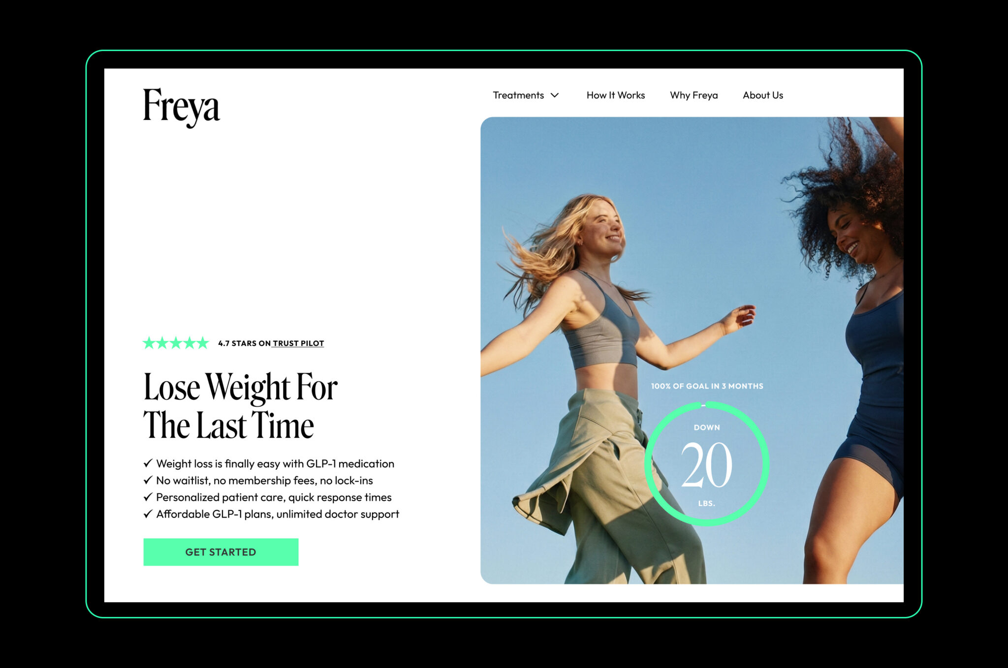 Freya Meds Web Design